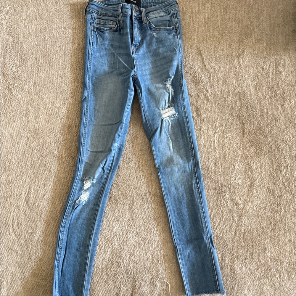 Vervet Distressed High waisted Skinny Jeans